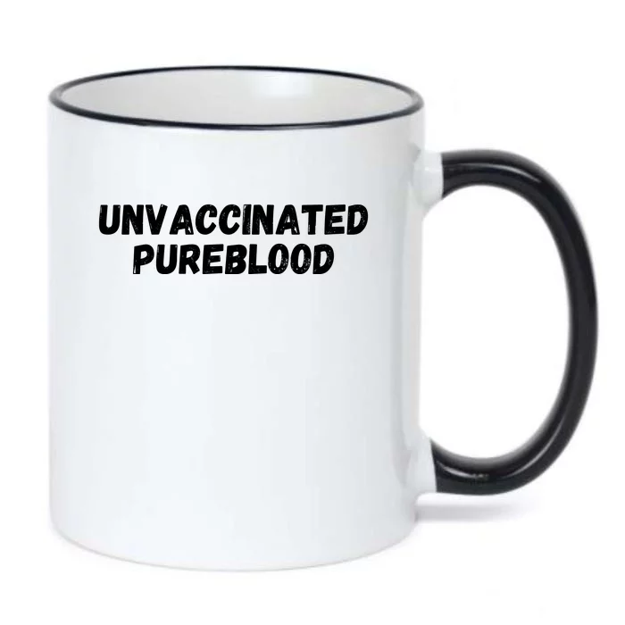 Unvaccinated Pureblood, Funny Unmask, Funny AntiVaccinated Black Color Changing Mug