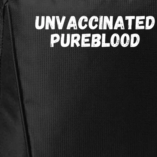 Unvaccinated Pureblood, Funny Unmask, Funny AntiVaccinated City Backpack