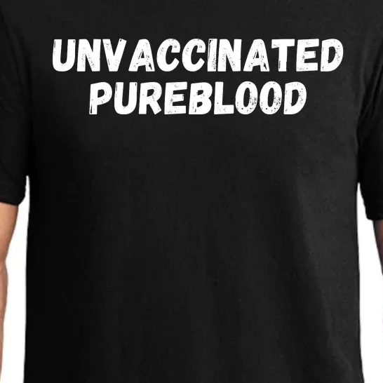 Unvaccinated Pureblood, Funny Unmask, Funny AntiVaccinated Pajama Set