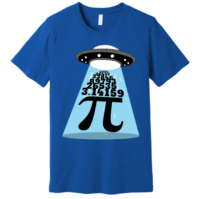 Ufo Pi Funny Pi Alien Abduction Ufo Pi Gift Premium T-Shirt