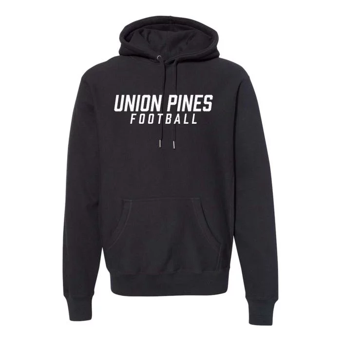 Union Pines High School Football Team Premium Hoodie