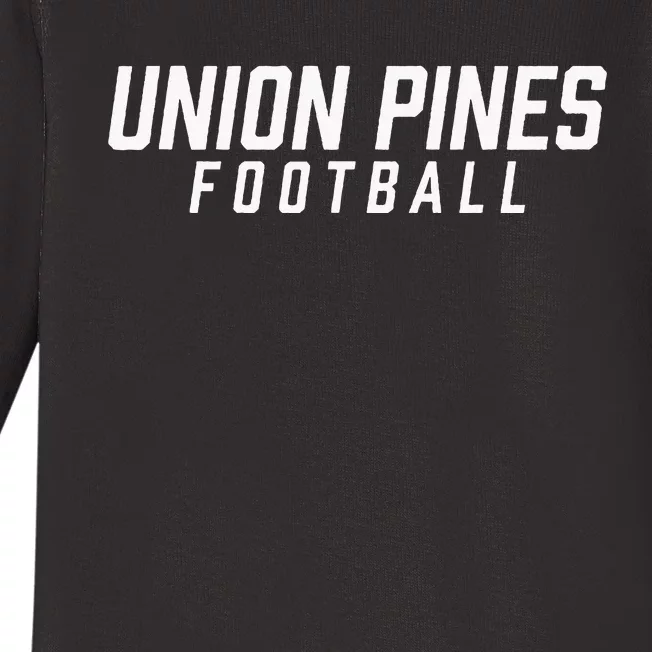 Union Pines High School Football Team Baby Long Sleeve Bodysuit