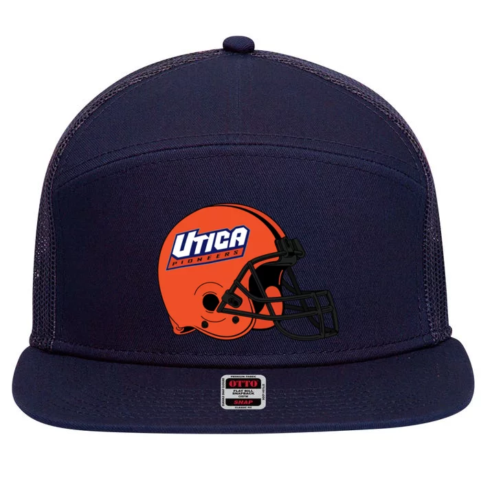 Utica Pioneers Helmet 7 Panel Mesh Trucker Snapback Hat