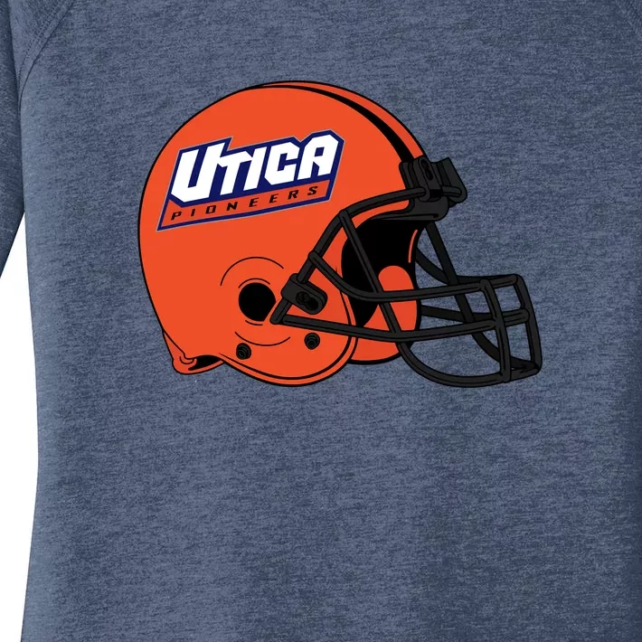 Utica Pioneers Helmet Women's Perfect Tri Tunic Long Sleeve Shirt