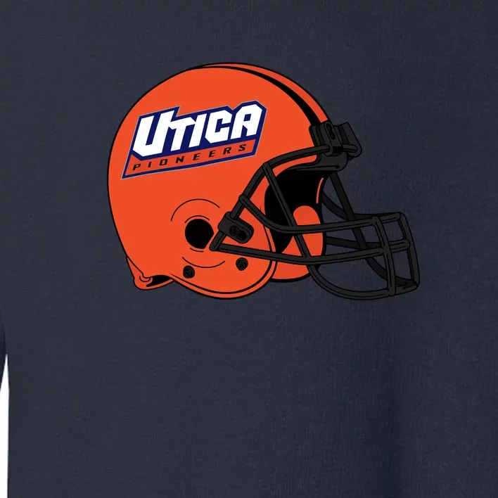 Utica Pioneers Helmet Toddler Sweatshirt