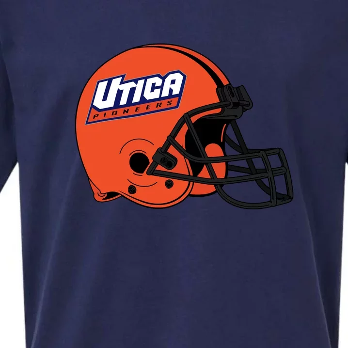 Utica Pioneers Helmet Sueded Cloud Jersey T-Shirt