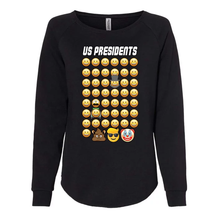 US Presidents History Womens California Wash Sweatshirt