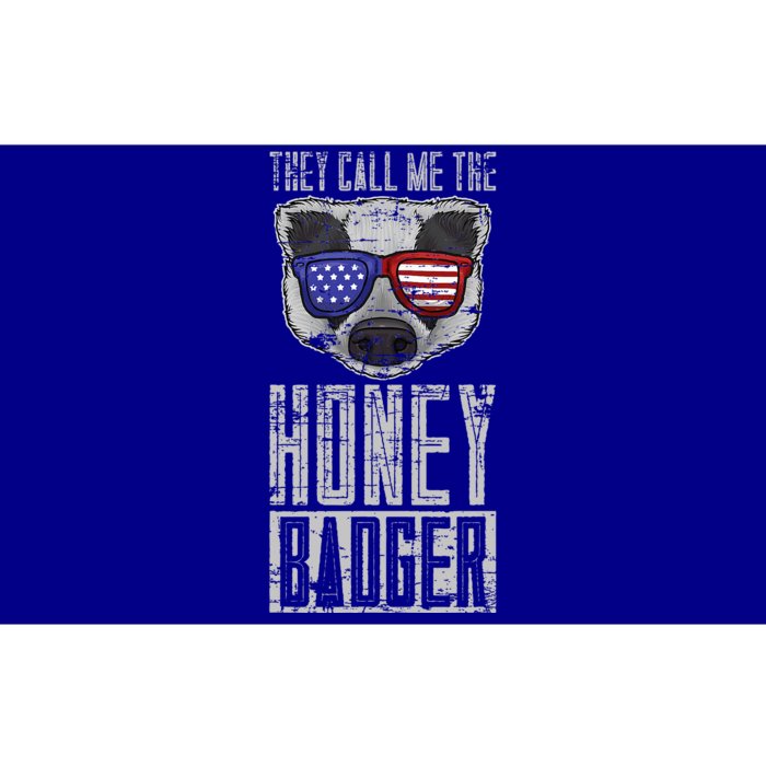 Us Pride Honey Badger Ratel Gift Honey Badger Bumper Sticker