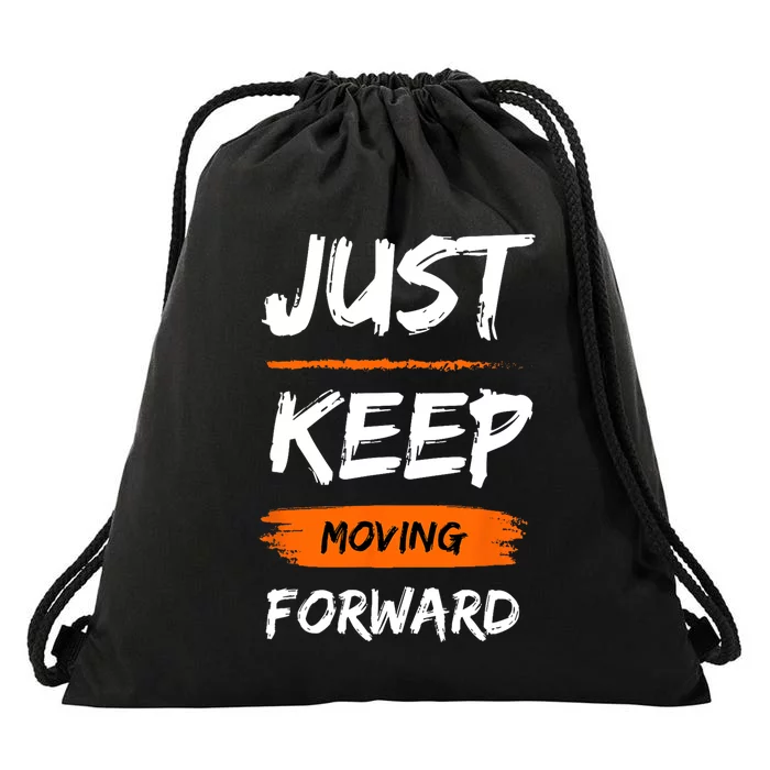 Unwavering Progress Individual Development Drawstring Bag