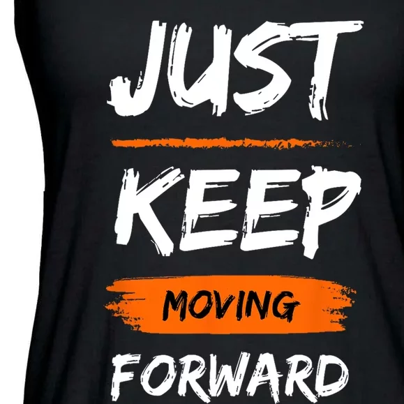 Unwavering Progress Individual Development Ladies Essential Flowy Tank