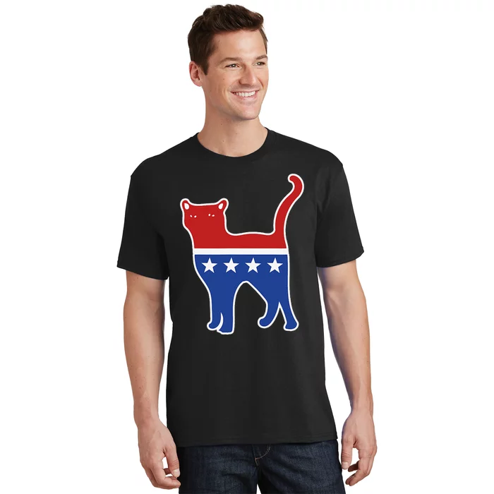 Usa Political Kitty Cat Vote T-Shirt