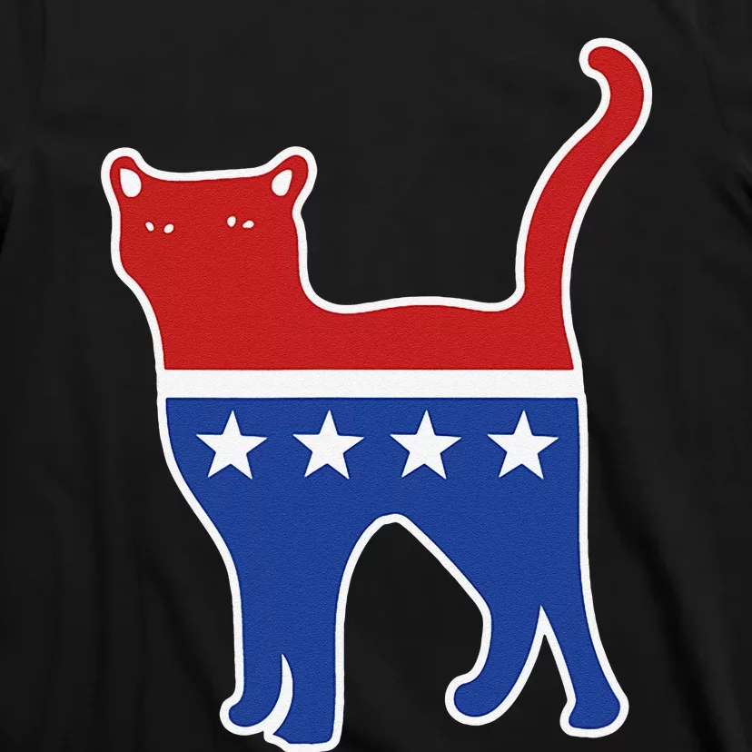 Usa Political Kitty Cat Vote T-Shirt