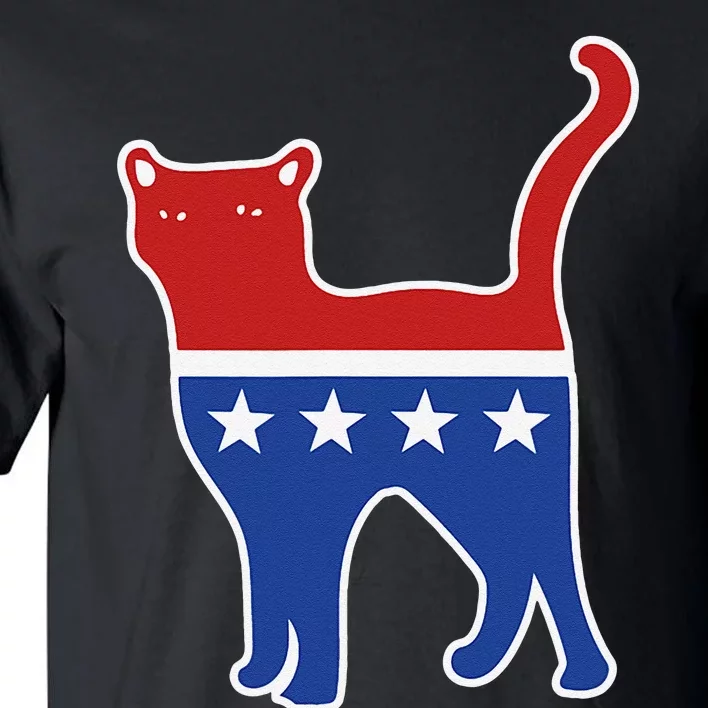 Usa Political Kitty Cat Vote Tall T-Shirt