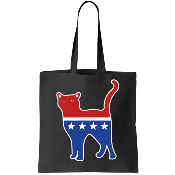 Usa Political Kitty Cat Vote Tote Bag