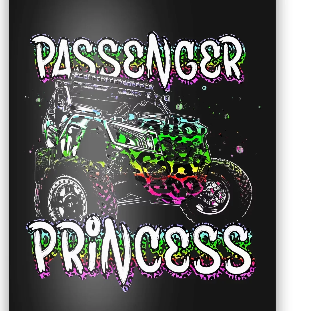 Utv Passengerprincess Lovers Utv Sxs Riding Dirty Offroad Poster