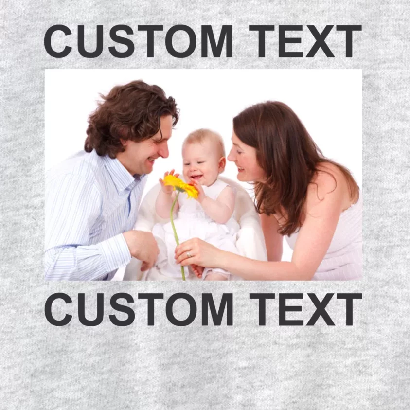 Upload Personalize Design or Photo Custom Text Kids Sweatshirt