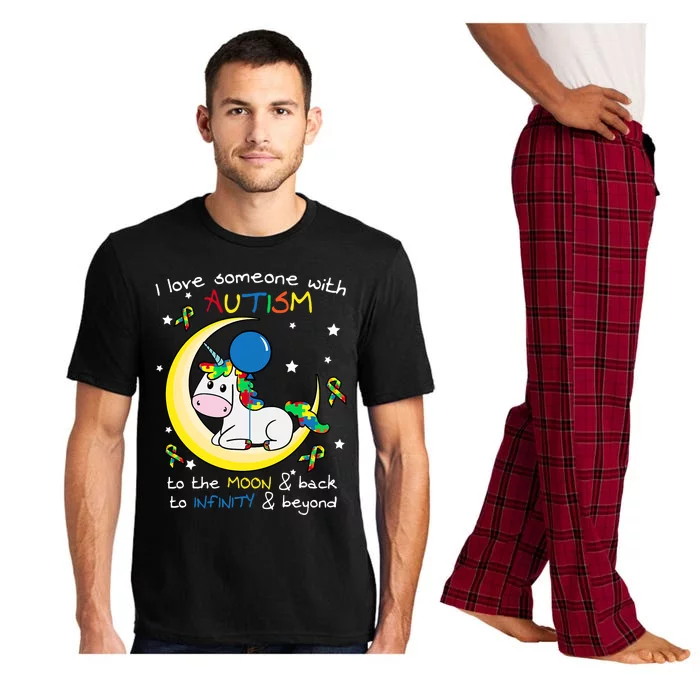 Unicorn Puzzle Moon Star Inspirational Autism Awareness Gift Pajama Set