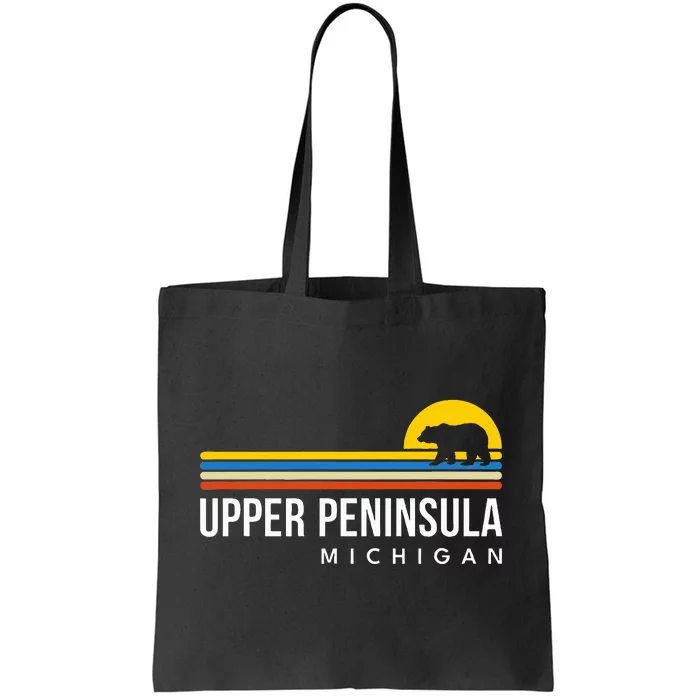 Upper Peninsula Michigan Mi Bear Tote Bag