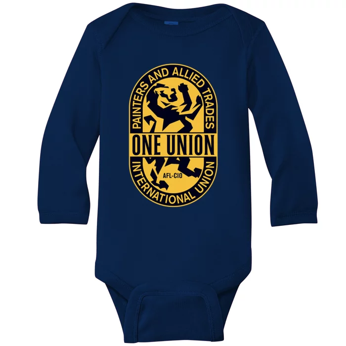 Union Painters One Union Baby Long Sleeve Bodysuit