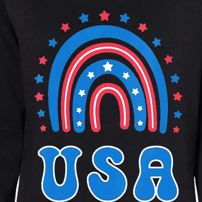 Usa Patriotic Proud To Be An American Womens California Wash Sweatshirt