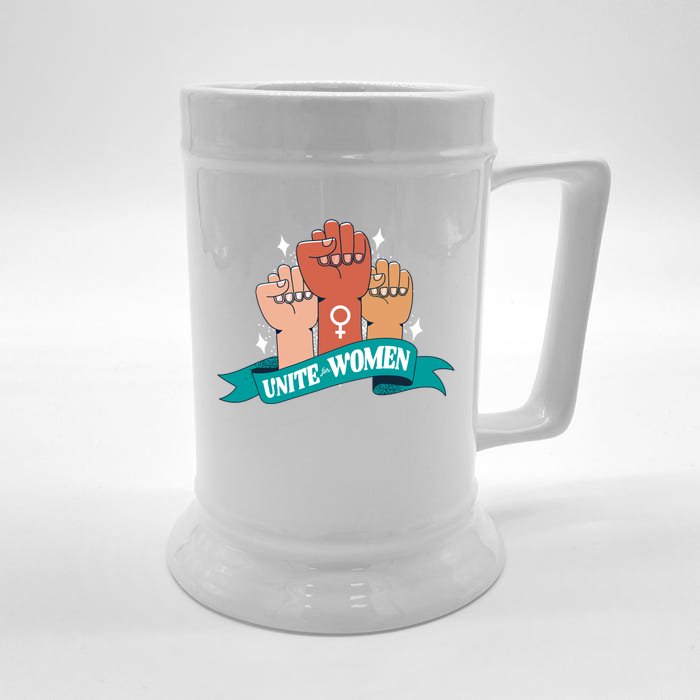 Unite Political Protest Empowert Activist Gift Front & Back Beer Stein