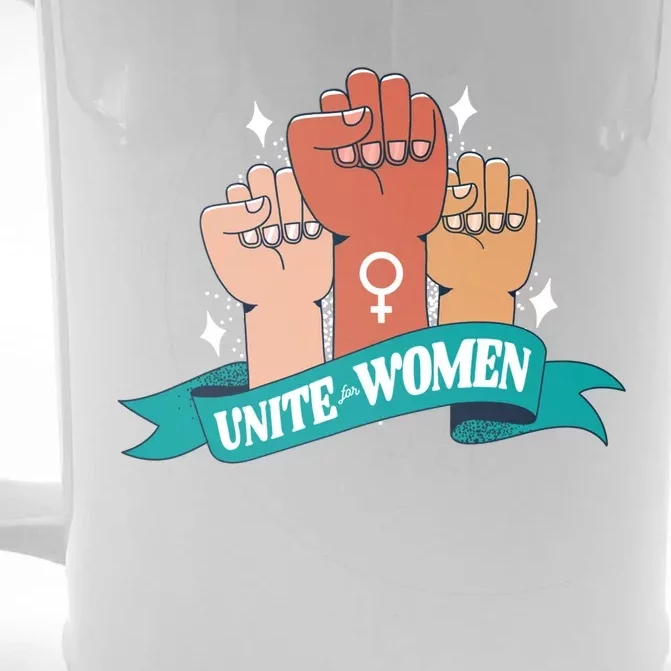 Unite Political Protest Empowert Activist Gift Front & Back Beer Stein