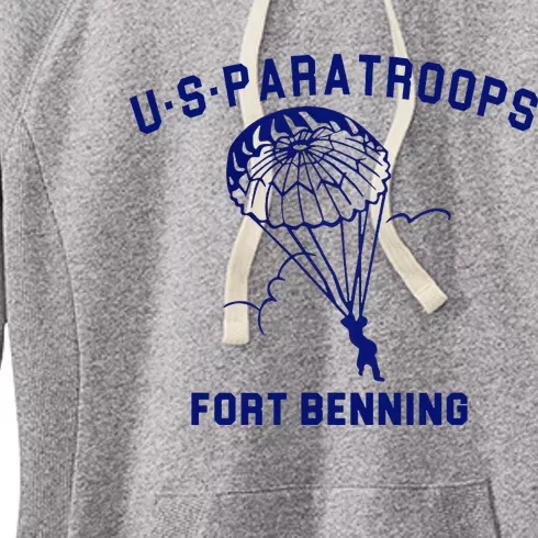 US Paratroops Paratroopers Fort Benning WW2 Women's Fleece Hoodie