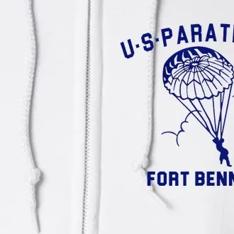 US Paratroops Paratroopers Fort Benning WW2 Full Zip Hoodie