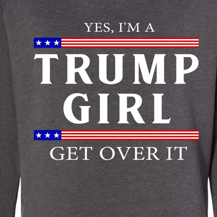 Usa Patriotic Proud Trump Girl Vote Gift Womens California Wash Sweatshirt