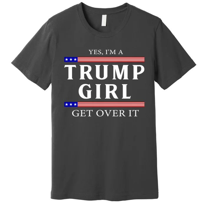 Usa Patriotic Proud Trump Girl Vote Gift Premium T-Shirt