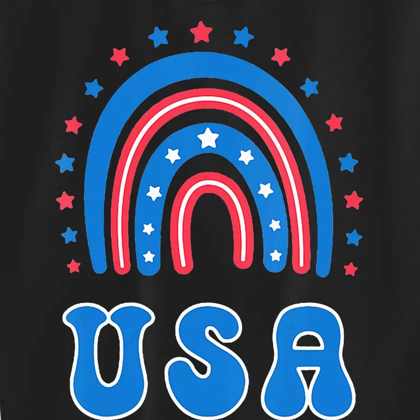 Usa Patriotic Proud To Be An American Kids Sweatshirt