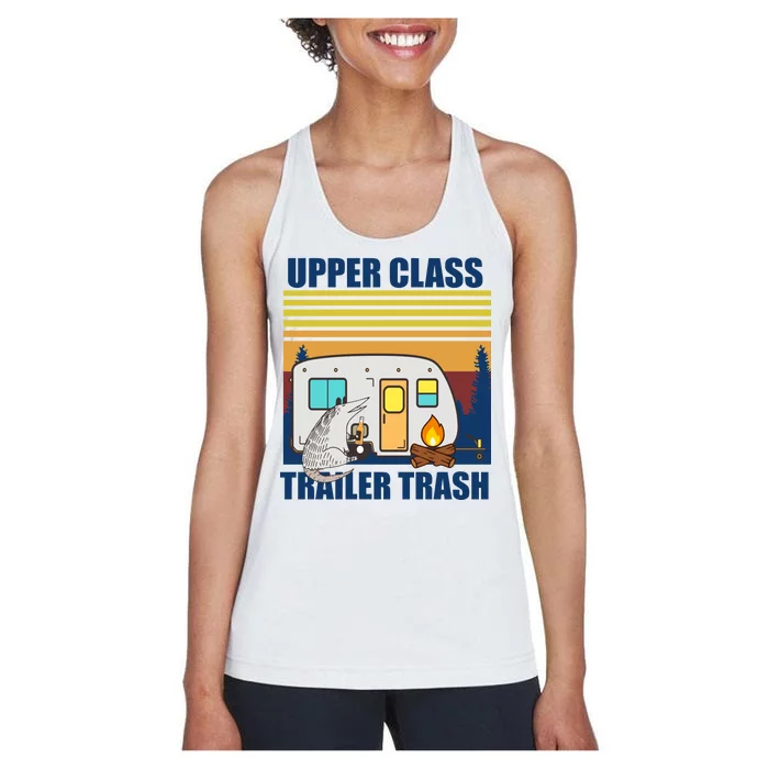 Upper Class Trailer trash Women's Racerback Tank