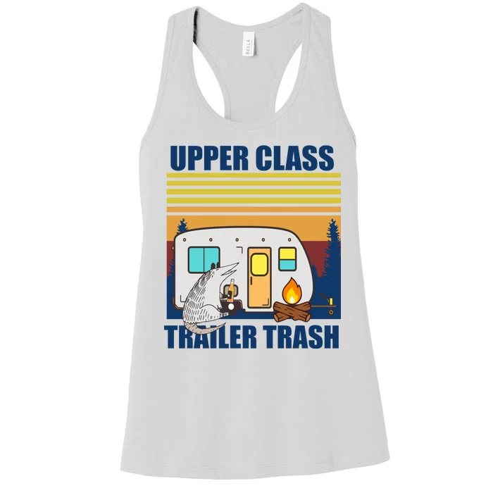 Upper Class Trailer trash Women's Racerback Tank