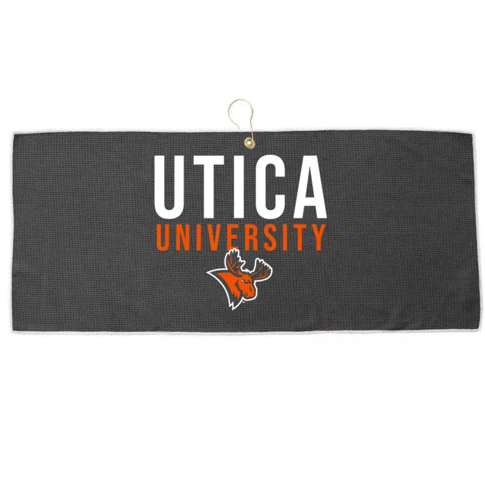 Utica Pioneers Stacked Large Microfiber Waffle Golf Towel