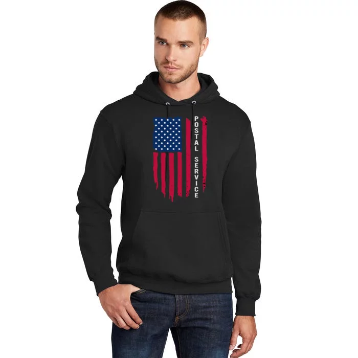 Us Postal Service Memorial Day Proud Postal Worker Tall Hoodie