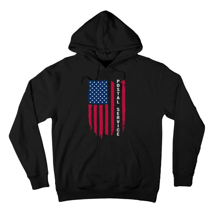 Us Postal Service Memorial Day Proud Postal Worker Tall Hoodie