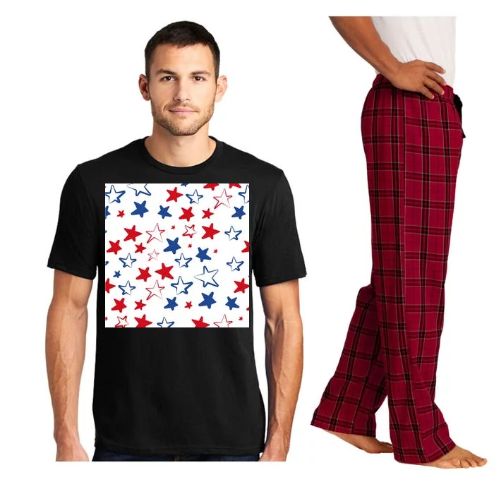 USA Pattern Stars Pajama Set