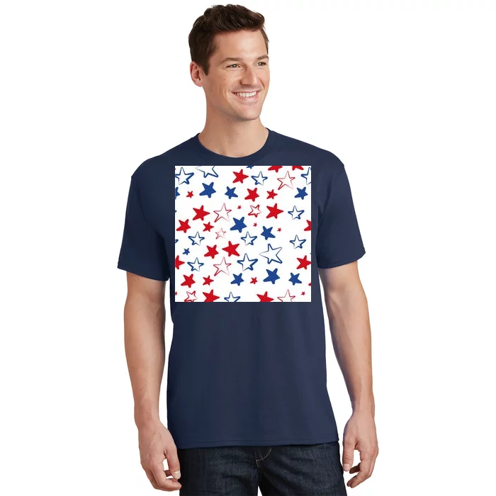 USA Pattern Stars T-Shirt