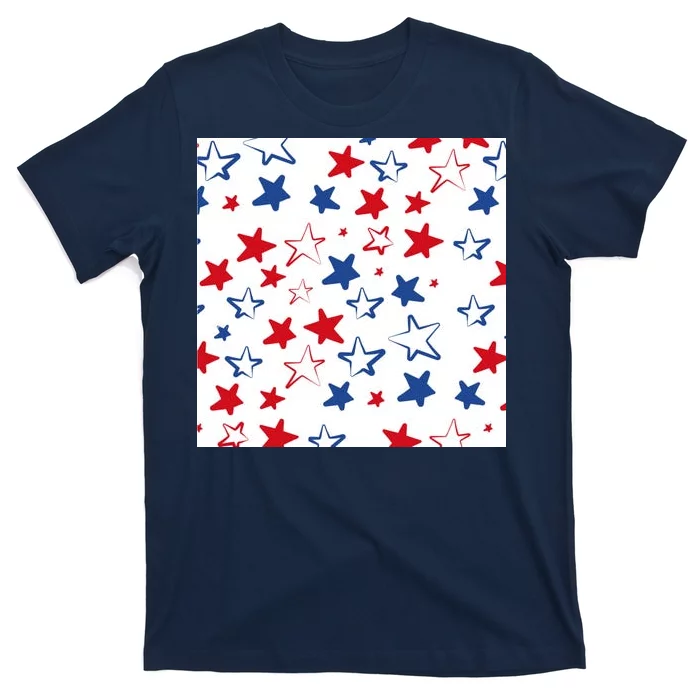 USA Pattern Stars T-Shirt