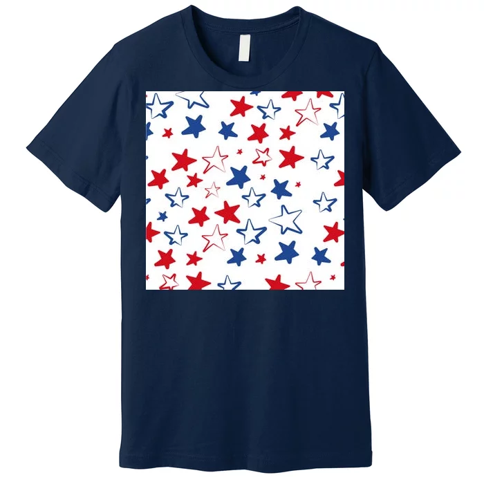 USA Pattern Stars Premium T-Shirt