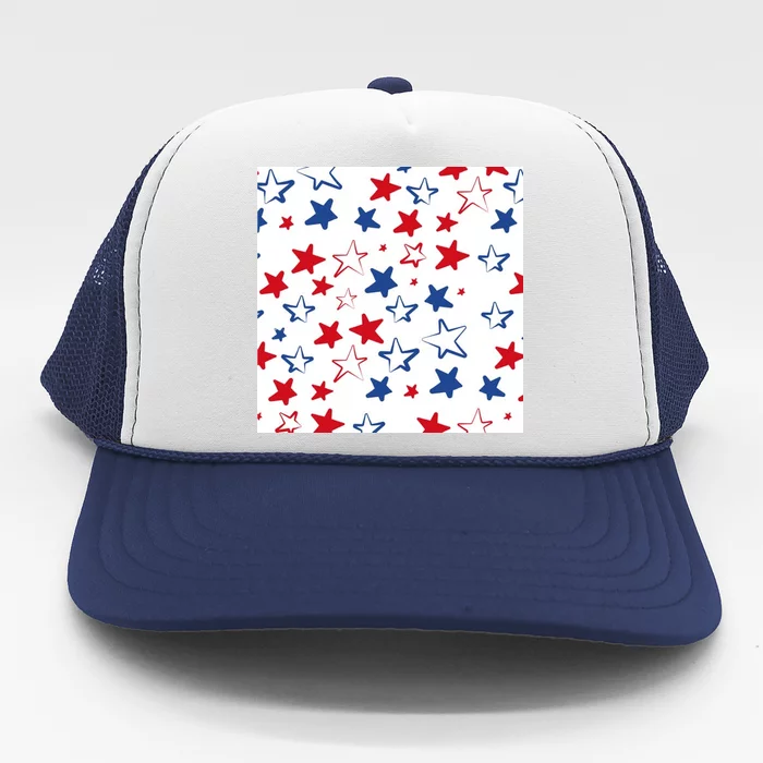 USA Pattern Stars Trucker Hat