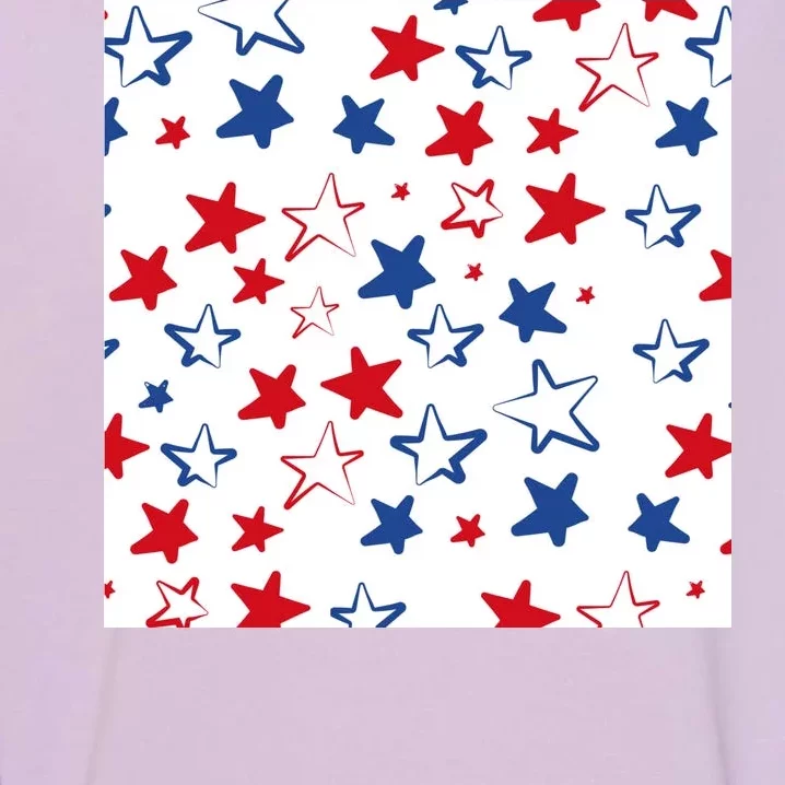 USA Pattern Stars Garment-Dyed Sweatshirt