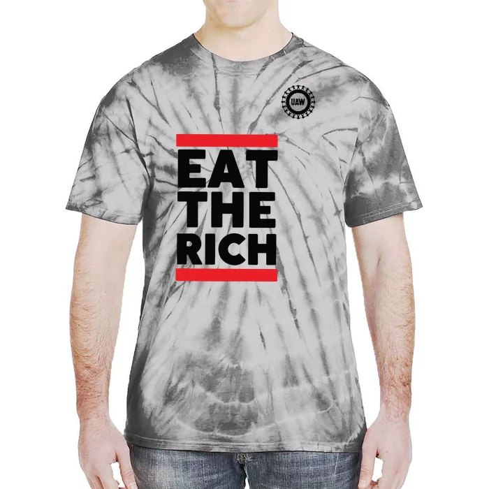 UAW President Shawn Fain Eat The Rich Tie-Dye T-Shirt