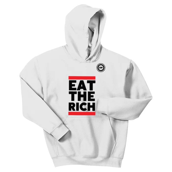 UAW President Shawn Fain Eat The Rich Kids Hoodie