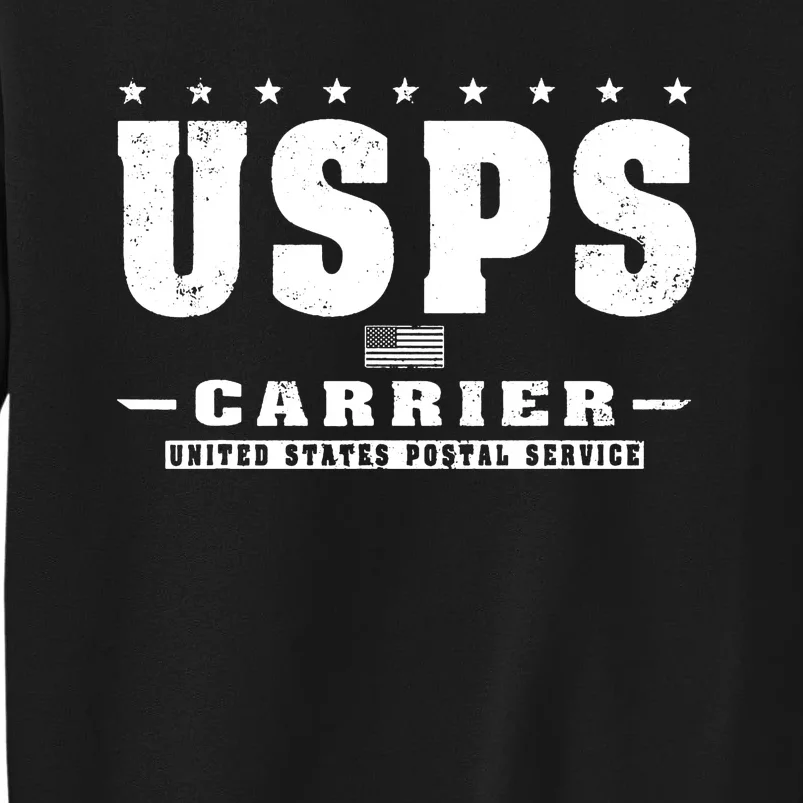 Us Postal Service Carrier Distressed Tall Sweatshirt