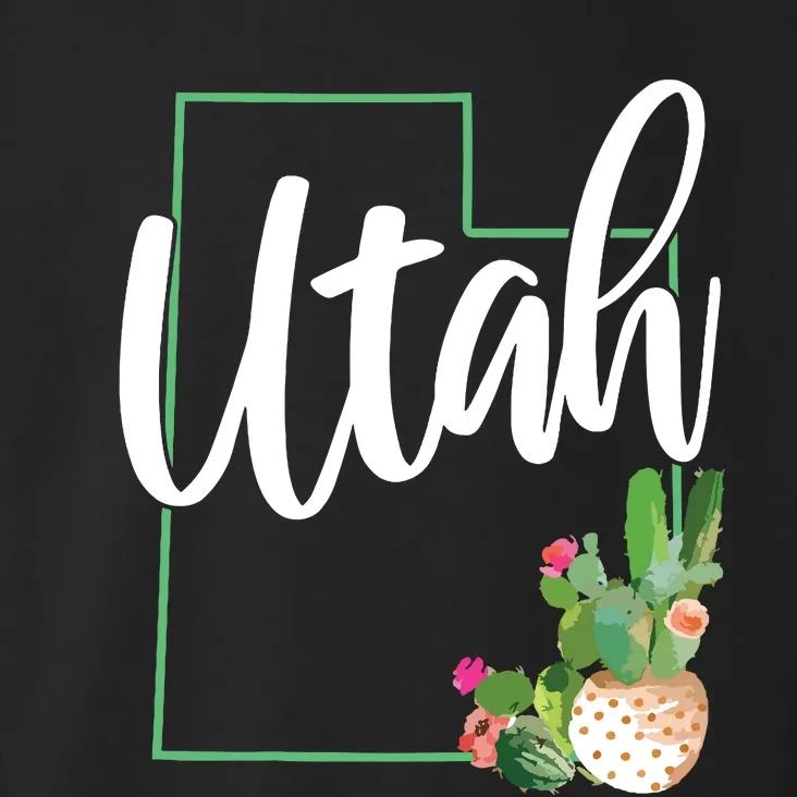 Utah Pride State Map Cactus Toddler Hoodie