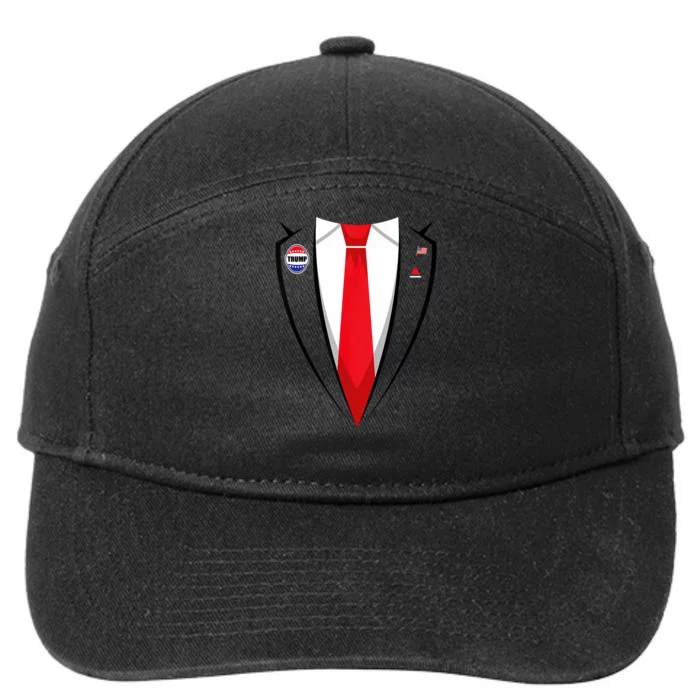 Usa President Trump Suit 7-Panel Snapback Hat