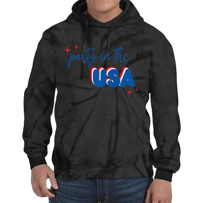 USA Party Tee Premium Tie Dye Hoodie