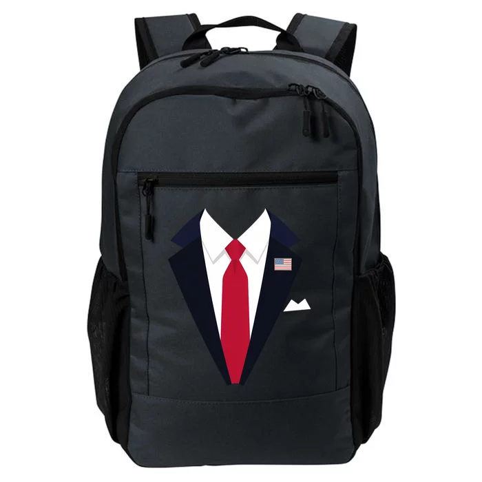 Usa President Trump Suit Easy Halloween Costume Long Sleeve Daily Commute Backpack