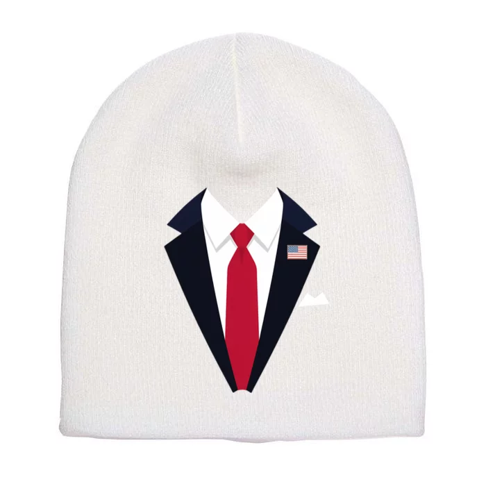 Usa President Trump Suit Easy Halloween Costume Long Sleeve Short Acrylic Beanie